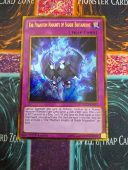 Yu-Gi-Oh! Phantom Knights of Shade Brigandine PGL3 EN015 Gold Secret 1st NM a1/ - Image 1