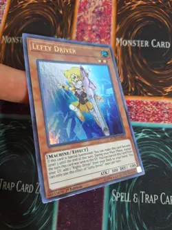 Yu-Gi-Oh! Lefty Driver Duel Power DUPO-EN033 Ultra Rare 1st Edition Near Mint - Image 2