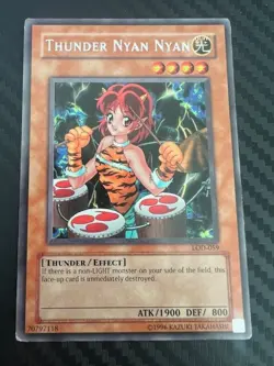 Yugioh Thunder Nyan Nyan LOD-059 Rare Unlimited HP - Image 1