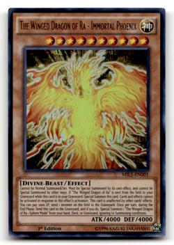 The Winged Dragon of Ra - Immortal Phoenix MIL1-EN001 1st Edition Ultra Rare Mil - Image 1