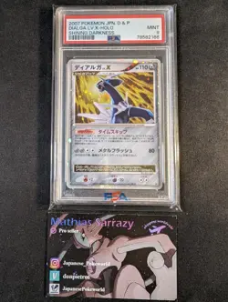Dialga Lv.X Shinning Darkness Dp3 Unlimited PSA 9 Japanese Pokemon Card - Image 1