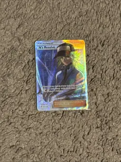 Pokemon TCG N's Resolve Full Art Holo Trainer Card 232/236 Cosmic Eclipse - Image 1