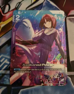 GUNDAM CARD GAME AWAKENED POWER GD02-110 R+ ALT ART - Image 1