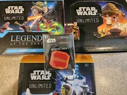 Star Wars Unlimited SWU Rare Lot, Initiative Token-over 500 Cards, JTL, LOF, SOP - Image 1