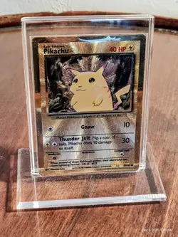 Pokemon Pikachu Gold Metal Card 58/102 - Celebrations 25th Anniversary - Image 1
