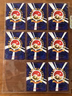 1996 Japanese Pokemon Pocket Monster - 8 cards NM MT - Image 2