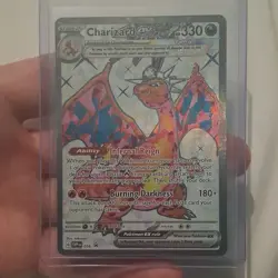 Pokemon Charizard Base Set 004/102 Holo Rare English Stage 2 Card - Image 2