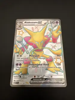 Alakazam ex - 215/091 - Pokemon Paldean Fates Shiny Full Art Ultra Rare Card NM - Image 1
