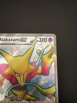 Alakazam ex - 215/091 - Pokemon Paldean Fates Shiny Full Art Ultra Rare Card NM - Image 3