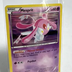 Mesprit 37/101 B&W Plasma Blast Holo Rare Pokemon Trading Card Game 2013 LP-NM - Image 2