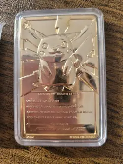 Pokemon Special Edition 23 Karat Gold-Plated Trading Card #25 - Pikachu Lot - Image 4