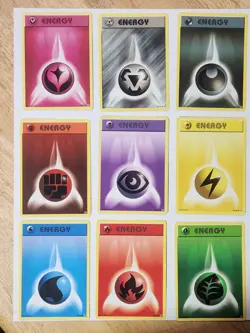 Pokemon XY EVOLUTIONS -- 10 NUMBERED ENERGY -- NON-HOLO CARDS -- ALL NM - Image 1
