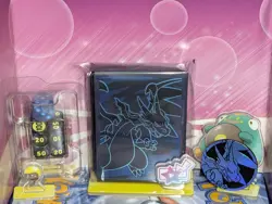 Mega Charizard Card Sleeves Phantasmal Flames Etb Unopened With Coin & Dice - Image 1