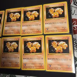 Vulpix Base set 1999 1st Edition Shadowless Pokemon Card - Image 2