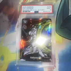 Gallantmon BT2-020 Super Rare - Digimon Card Game PSA 9 Alternate Art ENGLISH - Image 3