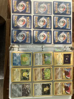 Pokemon Card Binder Lot Holo Foil Base Collection Cards Original WOTC 1999 + - Image 3