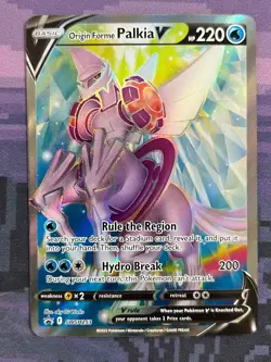 Origin Forme Palkia V SWSH253 Pokemon SWSH Black Star Promo Near Mint Card NM 1 - Image 1