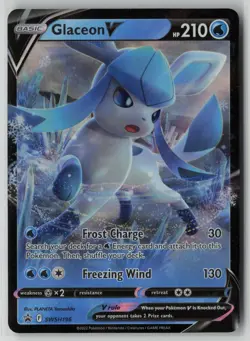 Glaceon V SWSH196 Pokemon TCG Promo Cards Holo Rare Card (Near Mint) NM 1 - Image 1