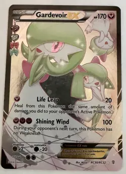 Pokemon Gardevoir EX Holo Full Art Ultra Rare Card RC30/RC32 - Image 1