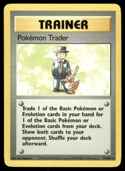 Pokemon Cards Pokemon Trader 77/102 UNLIMITED Base Set WOTC Rare NM - Image 1
