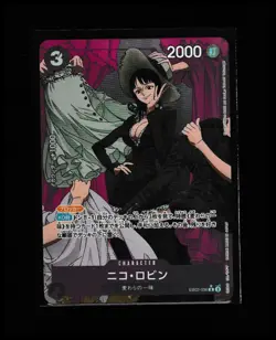 Nico Robin (Alt Art) EB02-036 R Anime 25th ONE PIECE Card Japanese US Seller - Image 1