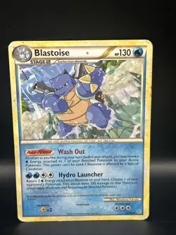 BLASTOISE ( 13 /95 ) Pokemon Card Unleashed Regular NON-HOLO 2010 Pokemon - Image 1