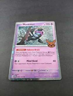 Pokemon Munkidori Trick Or Trade 2024 Holo Card 095/167 NM - Image 1