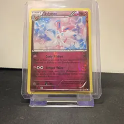 Pokemon TCG Sylveon 72/111 XY Furious Fists Reverse Holo Rare Stage 1 90 HP Card - Image 1
