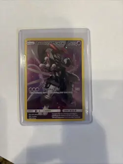Pokemon TCG Armored Mewtwo SM228 Black Star Promo Card Near Mint Condition - Image 1