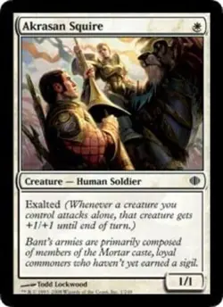 Akrasan Squire Shards of Alara Light Play MTG Magic DNA GAMES - Image 1