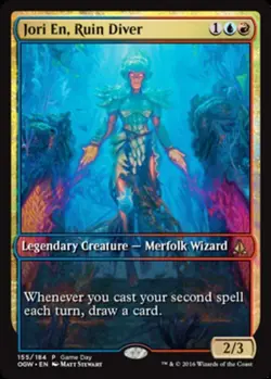 MTG Jori En, Ruin Diver - Game Day Promo, Light Play, English Promo: Game Day an - Image 1