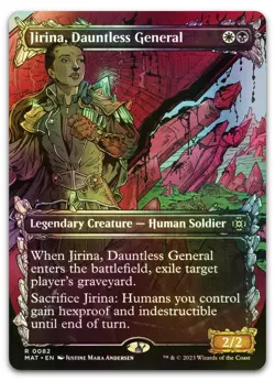 Jirina, Dauntless General (Showcase) #82 (Foil) NM March of the Machine - Image 1