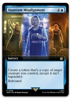 Quantum Misalignment (Extended Art) #368 (NM) Doctor Who WHO Magic MTG - Image 1