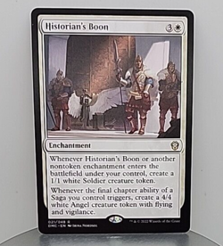 MTG Historian's Boon Commander: Dominaria United 021/048 Regular Rare - Image 1