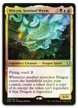 Miirym, Sentinel Wyrm #284 (Foil) (NM) Baldur's Gate CLB Magic MTG - Image 1