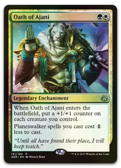 Oath of Ajani #131 (Foil) (NM) Aether Revolt AER Magic MTG - Image 1
