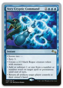 Very Cryptic Command (F) #49 (NM) Unstable UST Magic MTG - Image 1
