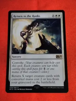 Return to the Ranks #29/269 Magic 2015 M15 RARE MTG - Unplayed Mint+ - Image 1