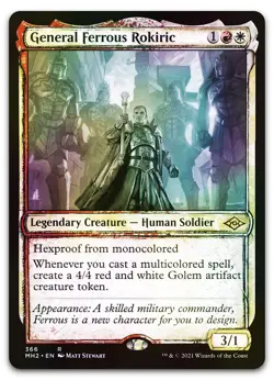 General Ferrous Rokiric (Showcase) #366 (Foil) NM Modern Horizons 2 Magic MTG - Image 1