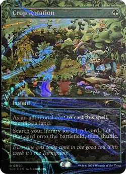 Crop Rotation HALO FOIL 0030 Secret Lair Countdown Kit Magic the Gathering MTG - Image 1