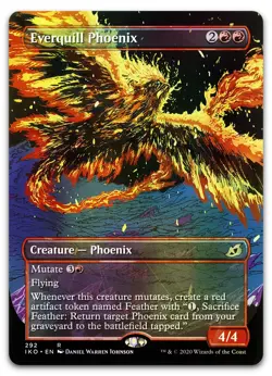 Everquill Phoenix (Showcase) #292 (Foil) (NM) Ikoria IKO Magic MTG - Image 1