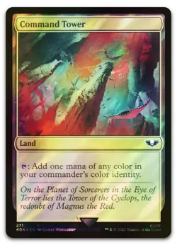 Command Tower (271) (Surge Foil) #271 (NM) Warhammer 40,000 40K Magic MTG - Image 1