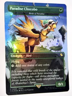 Paradise Chocobo - Birds of Paradise (Borderless) Foil Commander: Final Fantasy - Image 1