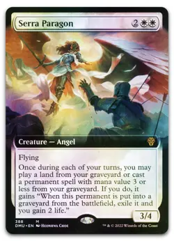 Serra Paragon (Extended Art) #388 (Foil) (NM) Dominaria United DMU Magic MTG - Image 1