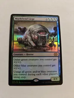 Murkfiend Liege FOIL RARE Double Masters 2022 MTG 2X2 Magic the Gathering - Image 1