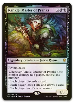Rankle, Master of Pranks #101 (Foil) (NM) Throne of Eldraine ELD Magic MTG - Image 1