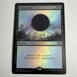 MTG Magic the Gathering Damnation (73/686) Double Masters 2022 NM FOIL - Image 1