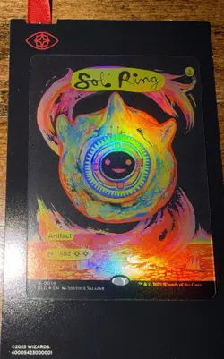 Sol Ring ✨ Borderless Rainbow FOIL ✨ MTG NM (0019) Encyclopedia Secret Lair - Image 1