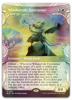 Whiskervale Forerunner (Showcase) #301 (Foil) (NM) Bloomburrow BLB Magic MTG - Image 1