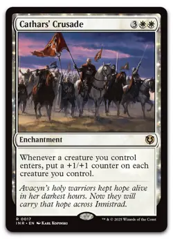 Cathars' Crusade #17 (NM) Innistrad Remastered INR Magic MTG - Image 1